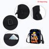 3Pcs Set NARUTO Anime Kids Backpack Mochila with Crossbody Bag & Pencil Case, Lightweight & Durable, for Ages 6-10 Boys & Girls