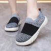 Shoes women's new casual single shoes lazy comfortable one-pedal muffin shoes fashionable versatile breathable lightweight mother shoes