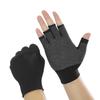 Minggu Five-Finger Work Gloves 10 Pairs Nylon PVC Dot Anti-Slip Wear-Resistant Black One Size