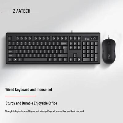 A4TECH WKM-1000 Kabelgebundene Büro-Tastatur- und Maus-Kombination