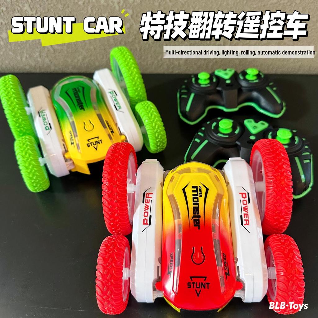 4WD Stunt Car with LED Light-Up Tires and Remote Control