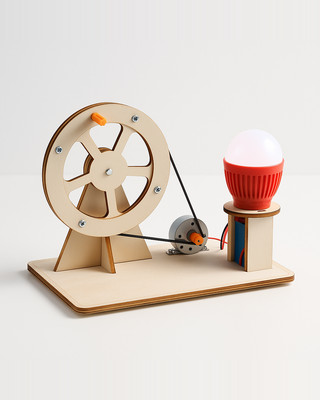 1Set Useful DIY Self-assembling Generator Making Kit Relaxation Kid Toy for Laboratory