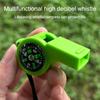 2 In 1 Emergency Survival Whistle Compass Referee Cheerleading Whistle Sporting Goods Camping Hiking Outdoor Tools