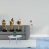 Resin Thinker Statues Tabletop Decorations Abstract Art Sculptures for Office Bookshelf Living Room