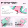 Summer Dog Harness Leash Set for Small Dogs - Colorful No-Pull Escape Proof Pet Vest Breathable Adjustable Outdoor Walking Gear