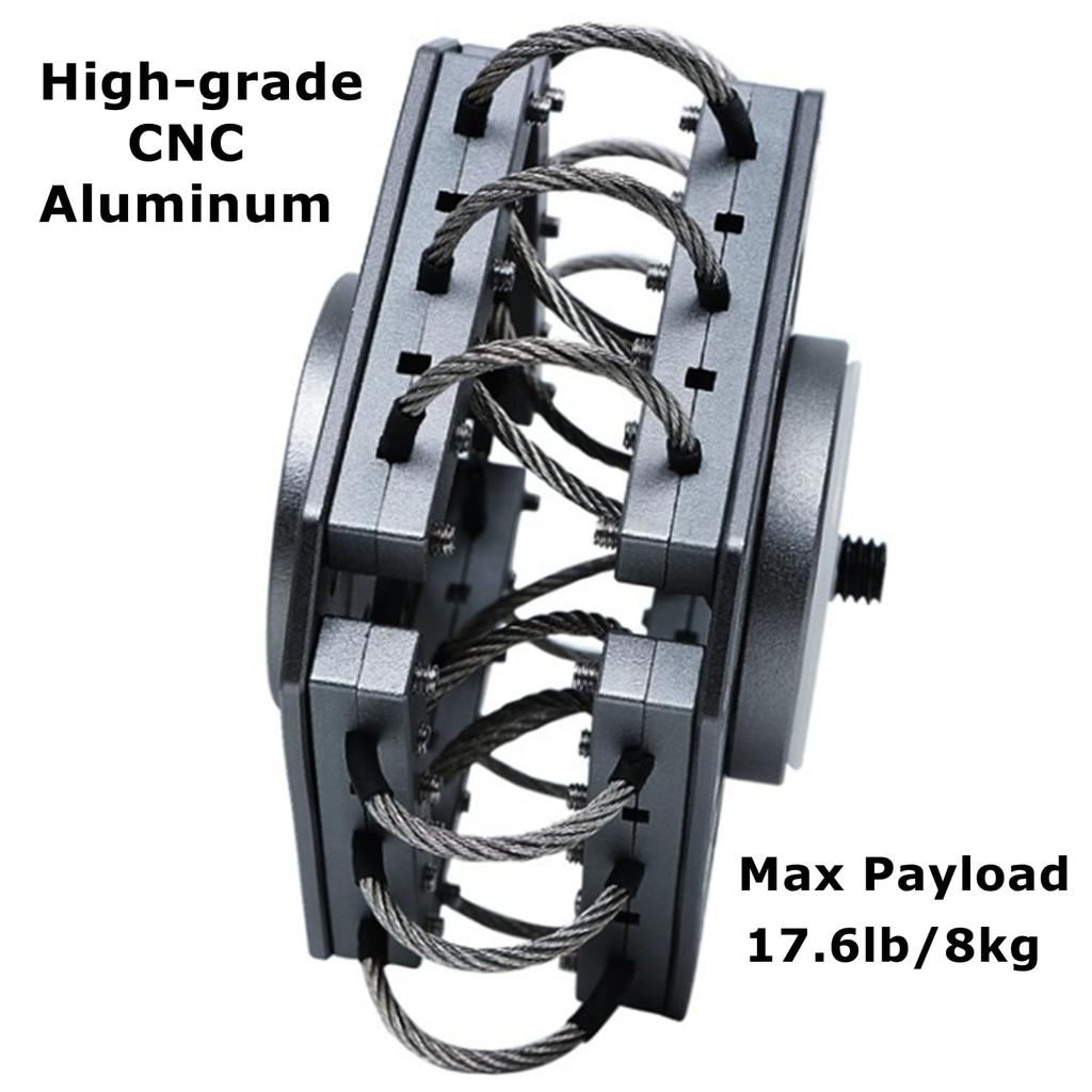 Isolator Cradle lb Payload for DJI RS 4 RS 4 Pro RS 3 RS 3 Pro RS 3 Mini RS2 RSC 2 Gimbal Handheld Stabilizers Came-TV Head, 17.6 (8 kg) / / / / / /