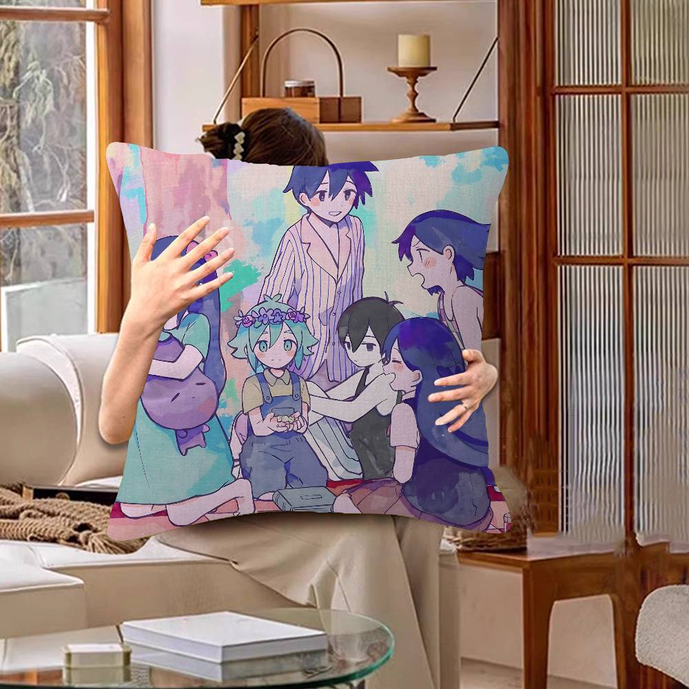 Classic Hot Horror Video Game Omori Personalized Picture Text Home Decorative Pillows Household Gifts 45x45cm