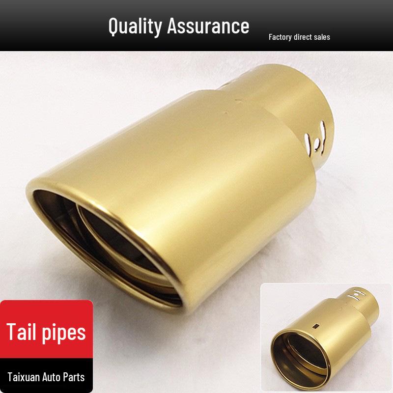 Stainless Steel Tailpipe for Sunny, Tiida, Suzuki, BYD, Elysee, Fengshen, Crider, Lingyu