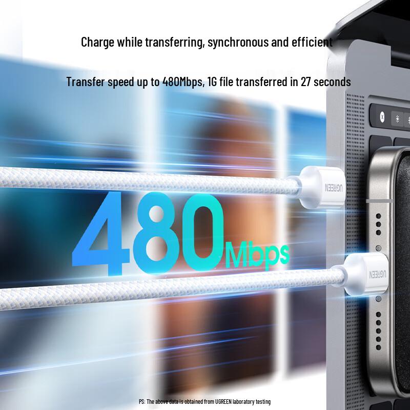 Ugreen Type-C To Type-C PD 60W Fast Charging Cable