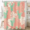 Vibrant Bathroom Shower Curtain with Green Cactus Design Perfect for Home Decor