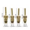Waterline Fountain Nozzles Adjustable Brass Water Curtain Fountain Nozzle M10 M12 M13 M14 Male Thread Pond Pool Landscape Supply