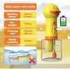 Electric Dog Shampoo Dispenser Dog Shampoo Sprayer Duck Shampoo Foamer for Pet, Foaming Soap Dispenser for Bathtub,