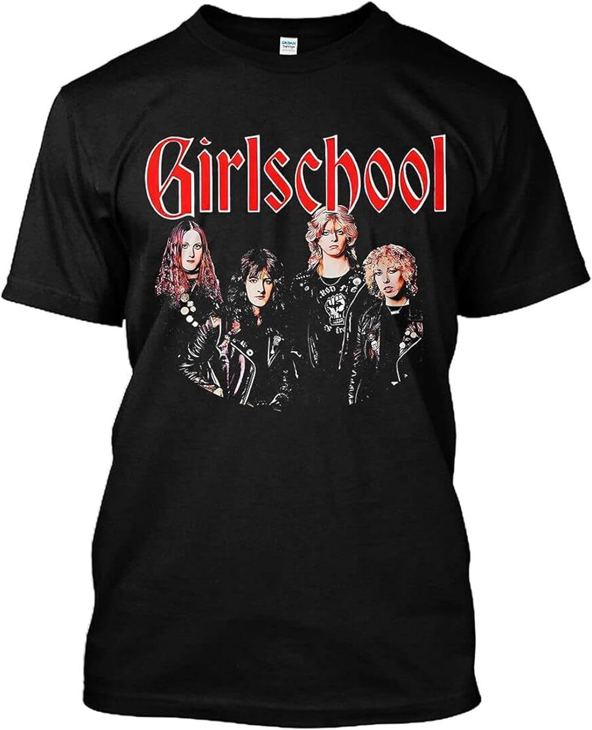 Men s 9319-Girlschool T-Shirt Black M чёрный