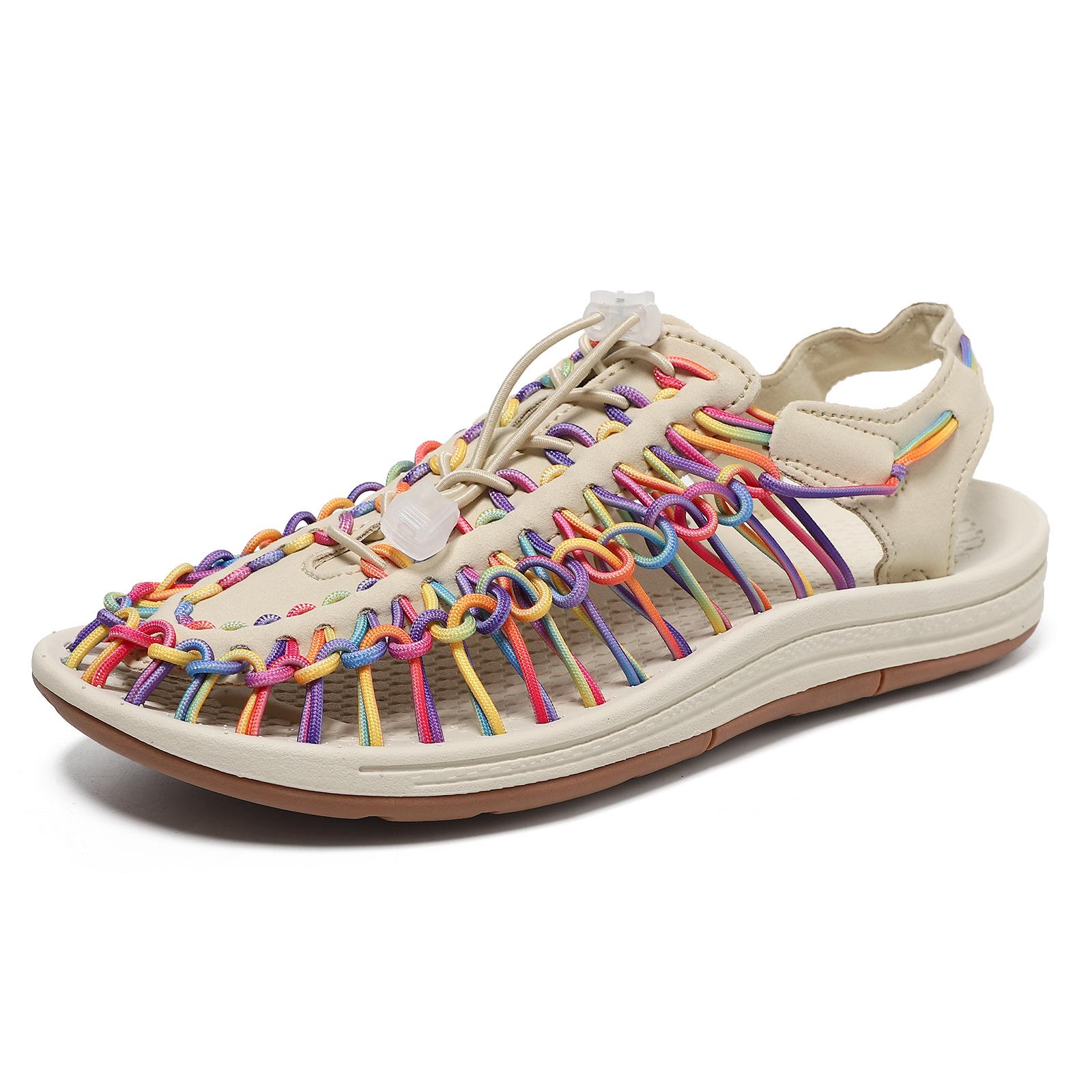 

Унисекс Летние Плетеные Сандалии - Большой Размер Уличная и Пляжная Обувь для Мужчин и Женщин 42