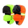 Visibility Reflective Safety Hat for Outdoor Activity Cold Weather Windproof Warm Winter Hat for Construction Workers