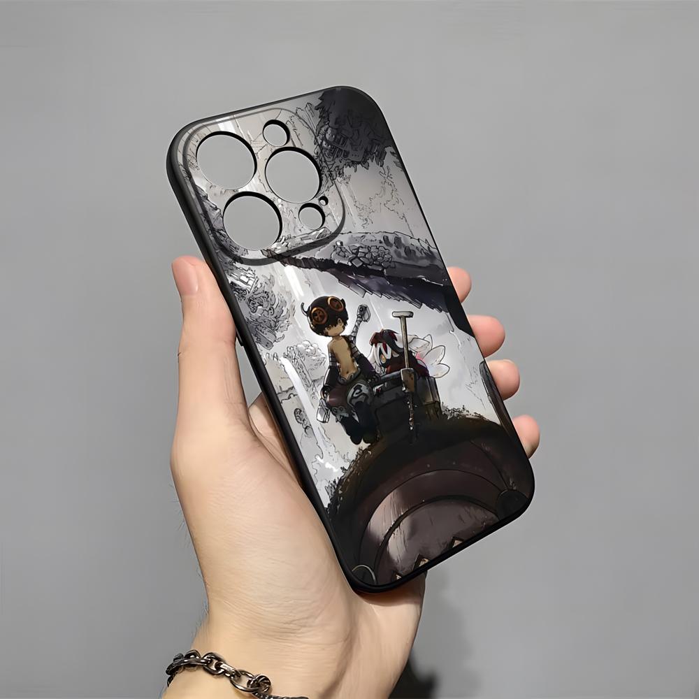 

Vintage Anime Made In Abyss Phone Case For IPhone 17 Pro Max 16 15 14 Pro Max 13 11 X Xs Xr 8 7Plus Silicone Cover iPhone 14 Plus
