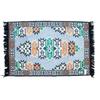 Kilim Teppich Anthrazit 125x80 cm