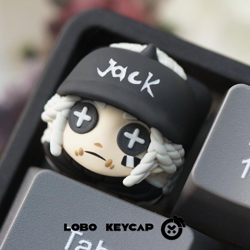 Identity V Artisan Keycap Resin Custom Cute Anime Character Personalized Keyboard Cap for Mechanical Keyboard Accessories Gifts