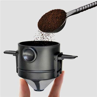 Filtre en forme d'entonnoir pour café et thé