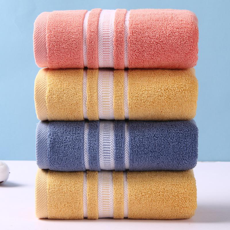

120g Pure Cotton Jacquard Cut Off Towels – Soft and Absorbent Facial Towels for Washing Face and Household Use