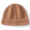 % Cashmere Autumn and Winter New Hats Thickened Men's and Women's Cold Hats Warm Bag Head Knitted Cashmere Hats