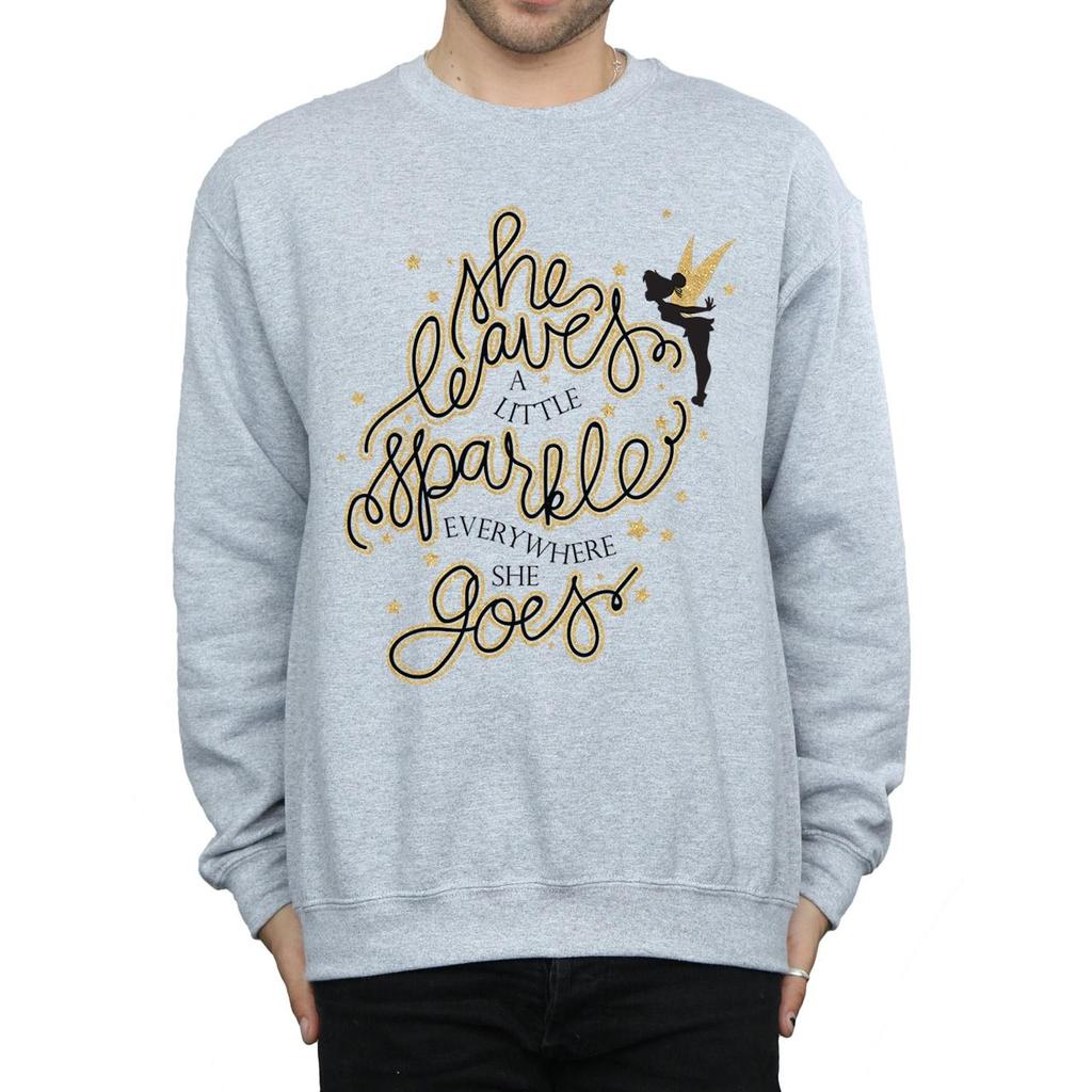 Disney Mens Tinkerbell Stars Sweatshirt
