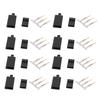 100Set RC Servo Connector Kit 3 Pin Housing JST Connector Header 11.041 with Hook For Model Airplane