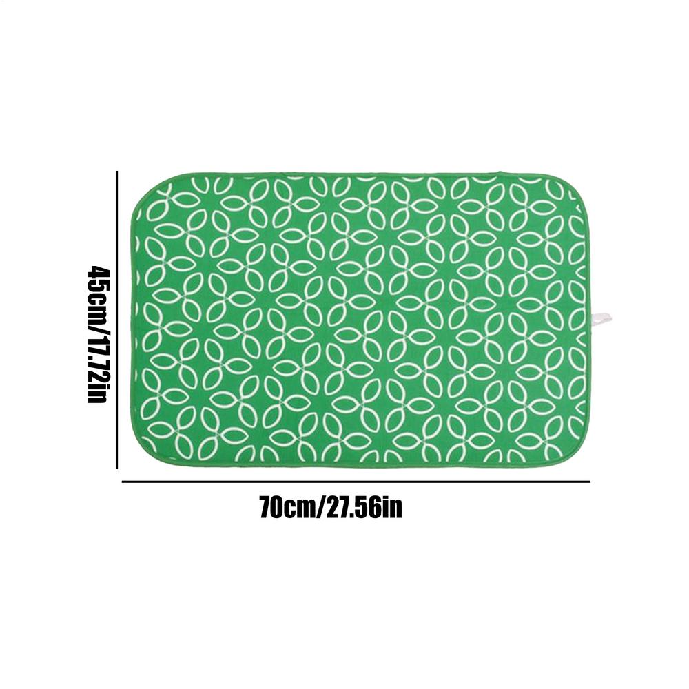Portable Ironing Mat Heat Resistant Thickened Waterproof Non-slip Hanging Laying Soft Ironing Mat  Protection Heat Insulation