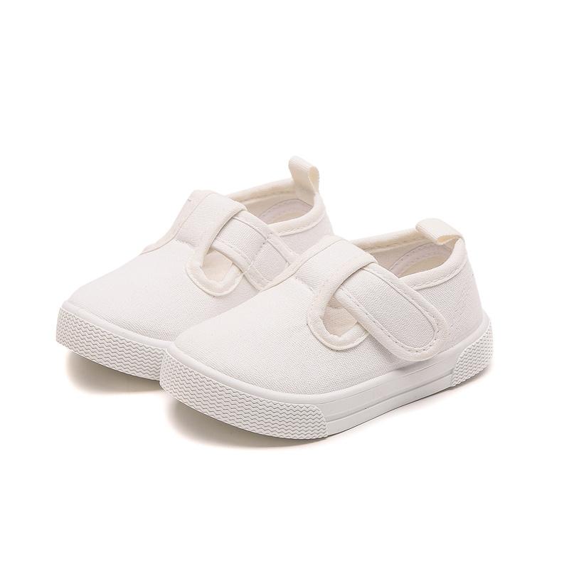 Kleinkind Mädchen T-Riemen Canvas Kinder Sneaker Klassisch Bequem Mary Jane Weiche Ballerinas