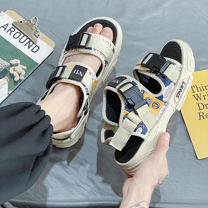 2025 Summer New Chinese Leisure Trend Personalized Men Sandals Factory Wholesale Low Price Shoes