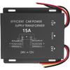 24V To 12V DC Voltage Converter Powerful Car Power Supply Voltage Converter 10A 120W Metal Housing with Multiple Protections for Trucks Motorhomes