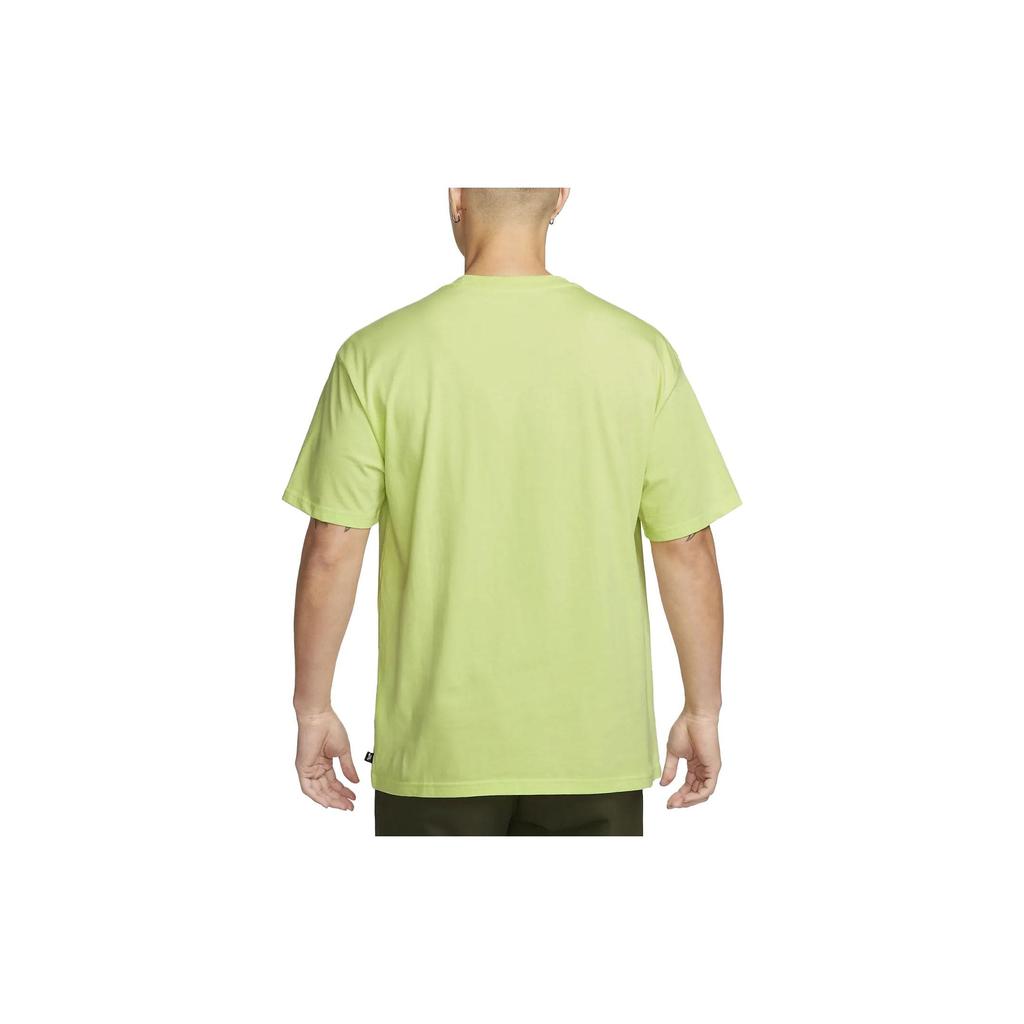 Nike SB Photoprint Skateboard Short-Sleeve Tee Men Tops Light-Lemon-Yellow FB8141-736