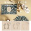 Bathroom Entry Diatom Mud Floor Mat Semicircular Non-Slip Quick-Drying Foot Mat Toilet Toilet Door Absorbent Household Carpet