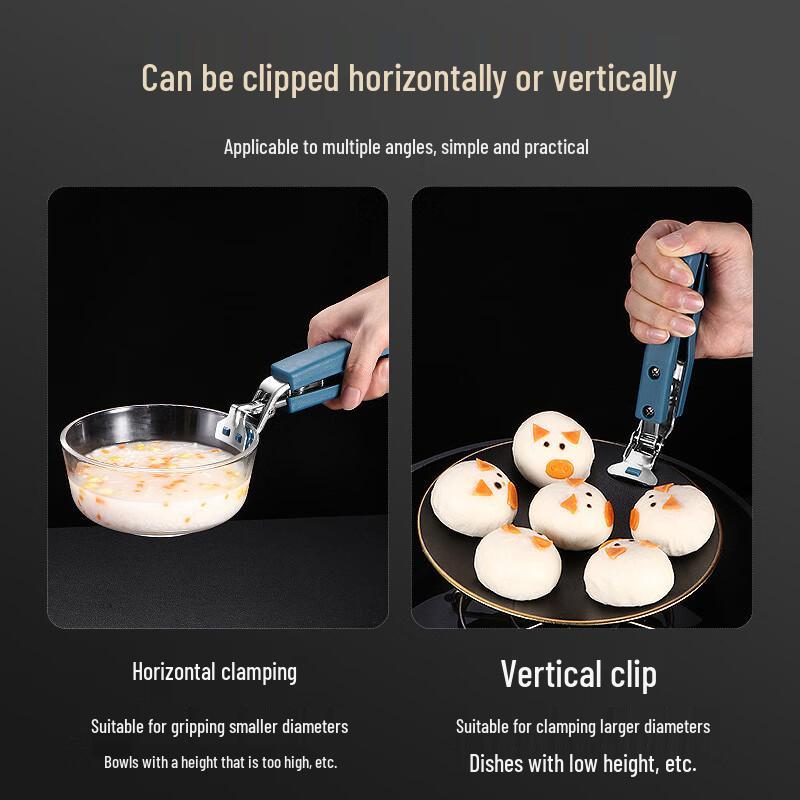 Anti-scald Bowl & Plate Gripper Tongs