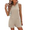 Letní horká dívka volné ležérní kalhoty venkovní kombinéza bez rukávů kalhoty