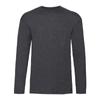 FRUIT OF THE LOOM Mens Valueweight Heather Long-Sleeved T-Shirt
