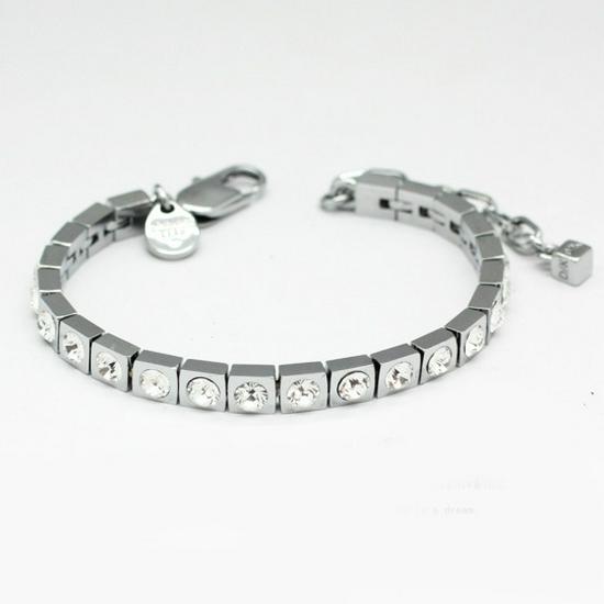 DYRBERG KERN Verstellbares österreichisches Kristall-Diamant-Armband für Damen