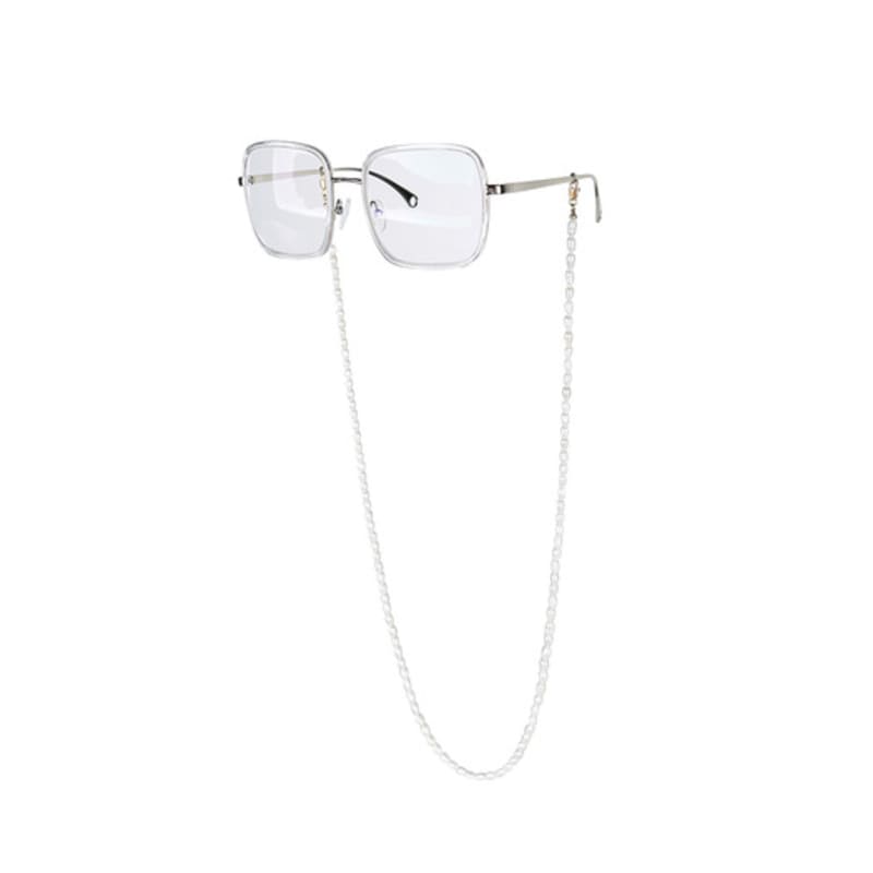 

leju Agnes pearl glasses chain gold