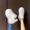 Fashion 8CM High Platform Sneakers Casual Outdoor Skateboard Shoes Fashion Comfortable Chunky Sneakers Running Sports Shoes Female