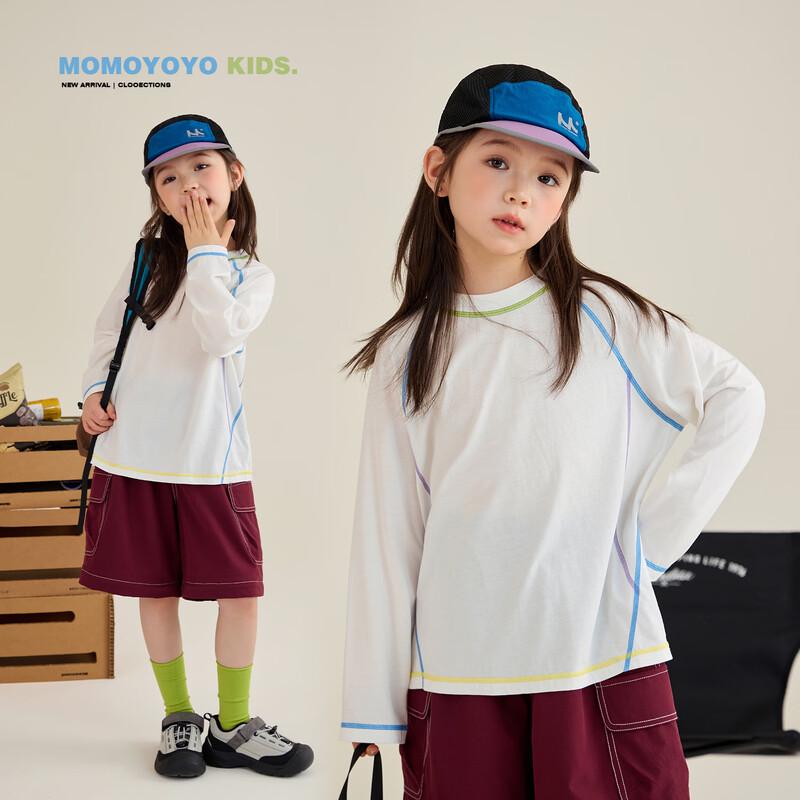 Kids  Contrast Stitch Long Sleeve T-Shirt 120