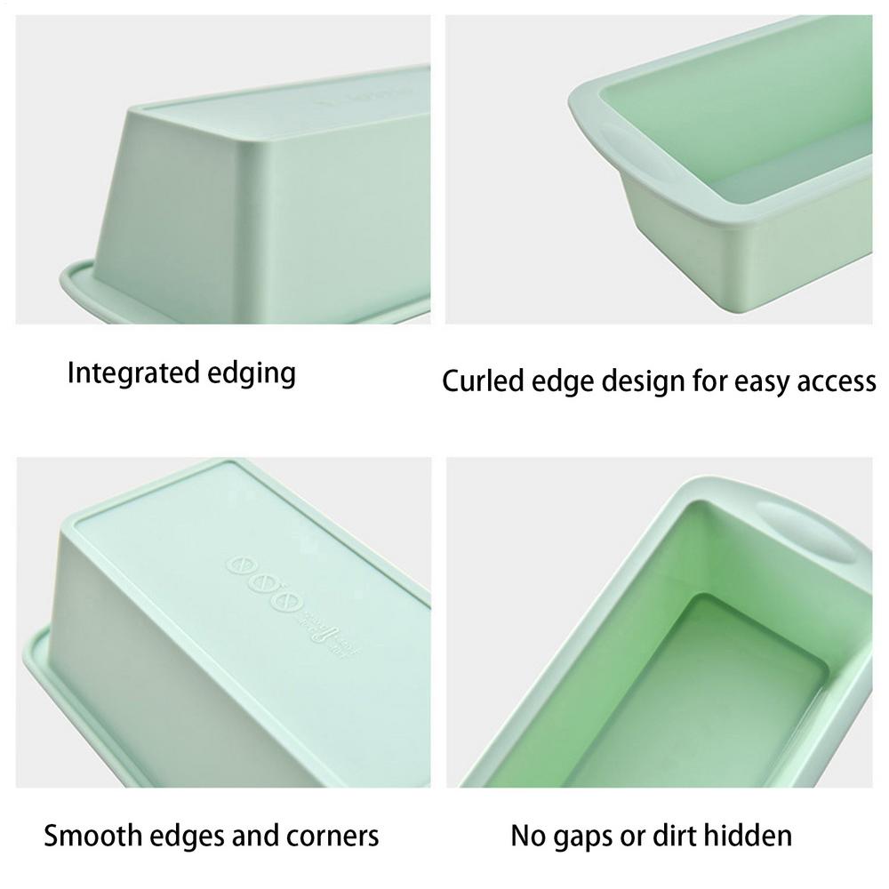 Silicone Toast Mold Non-Stick Cheese Bread Mold Muffin Mold Loaf Mold Cake Mold Easy Release Baking Mold for Breads Cakes