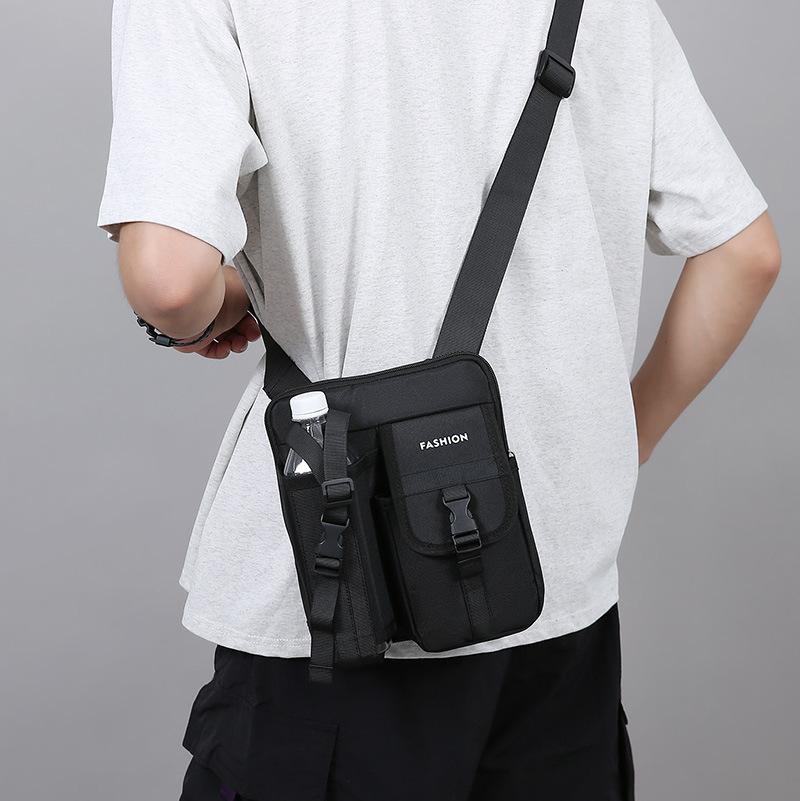 Men's Shoulder Bag Large Capacity Multi-functional Travel Bag With Water Kettle Bag