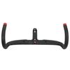 Guidão de Bicicleta 400x90mm Guidão Integrado de Fibra de Carbono Impermeável Acessório de Bicicleta