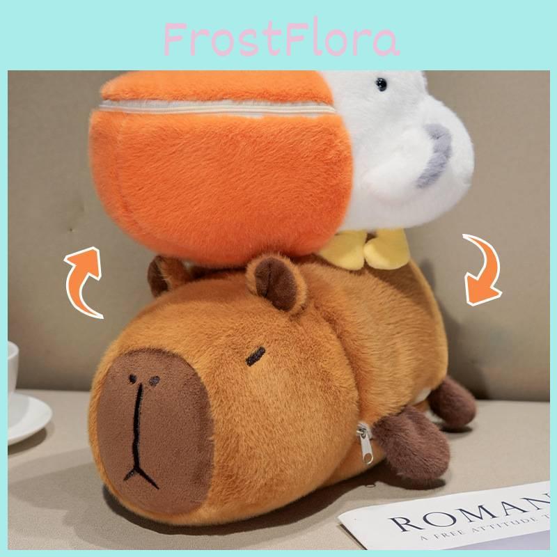 Capybara Plush Pelecanus Toy Transformation Flip Doll Decoration Gift Animal