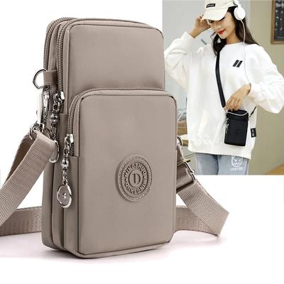 Dámská taška na mobilní telefon z nylonu, taška na mobilní telefon, peněženka na mince, popruh, taška přes rameno, malá crossbody taška pro ženy, peněženka, cestovní kabelka