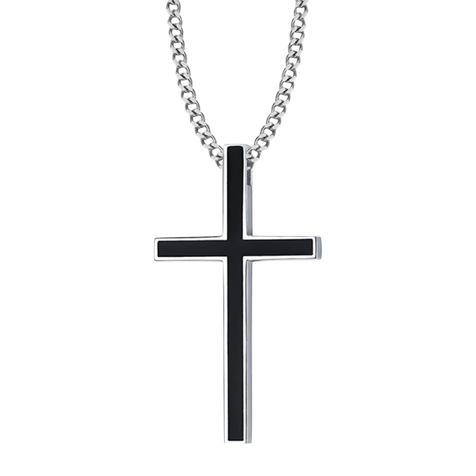 

Модное и капающее масло черное ожерелье, мужской персонализированный универсальный кулон, женский кулон, титановая сталь One Size чёрный