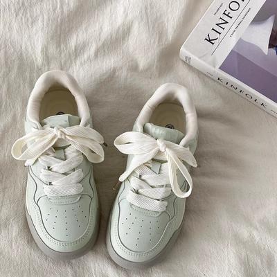 Thick Baseplate Shoes Women's New Spring and Autumn Casual Versatile Niche Light Sports Trendy Bread Shoes
