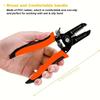 Multi-Functional Electrician Wire Stripper & Crimper Tool - Perfect For Peeling & Network Cabling