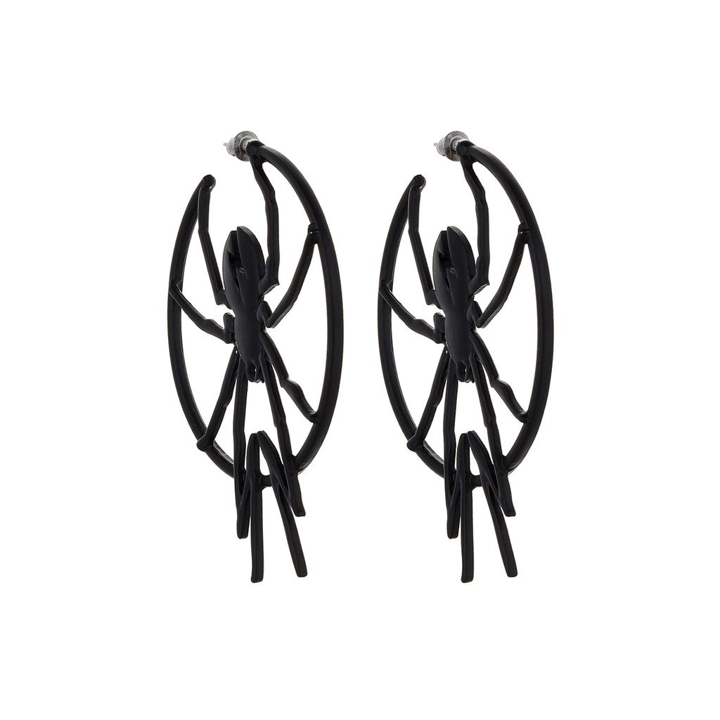 European and American Niche Style Halloween Spider Earrings Ins Personality Design Horror Elements Skull Stud Earrings