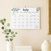 18 Months INS Coil Calendar Square English Calendar Leaf Pattern Calendar  Work Planning